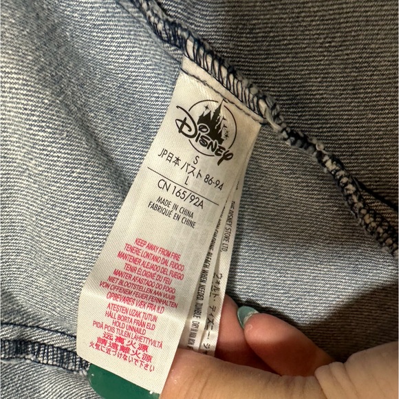 oh So Disney Genie Carpet Aladdin Denim Jacket Small - Picture 6 of 6